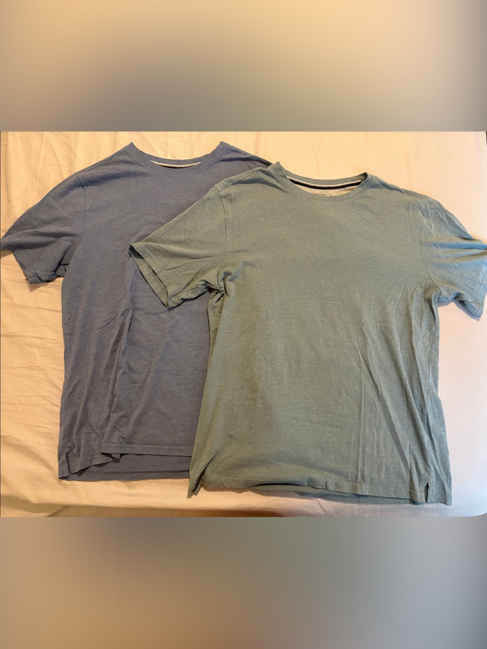 Weatherproof Short-Sleeve Tee Set — Light Blue and Seafoam
